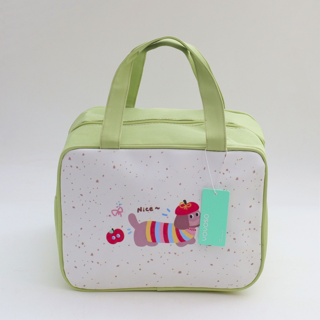 Dachshund Series - Square Tote Lunch Bag