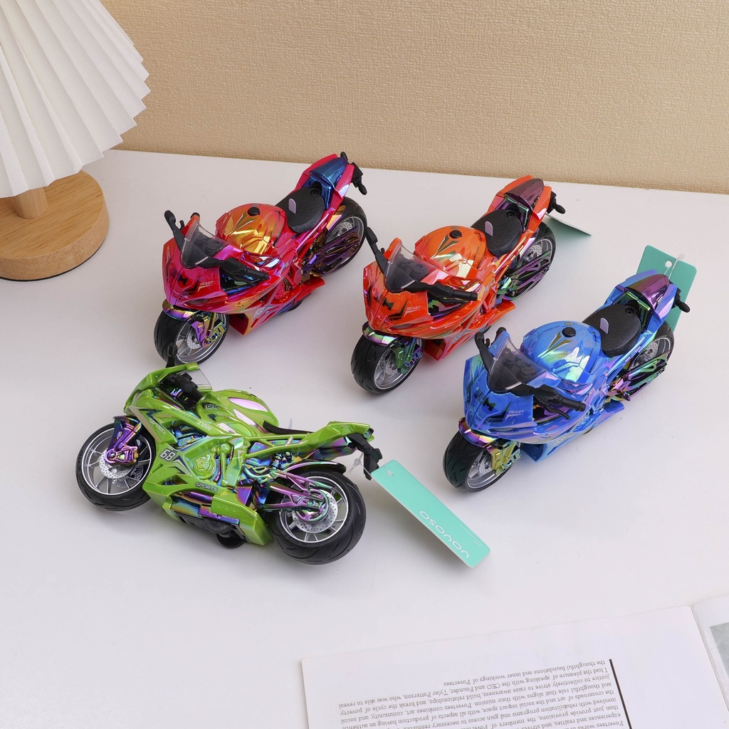 HY-692 Neon Painted Inertia Motorcycle