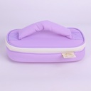 Embroidery Series – Purple Extra-Large Handheld Multi-Purpose Pencil Case