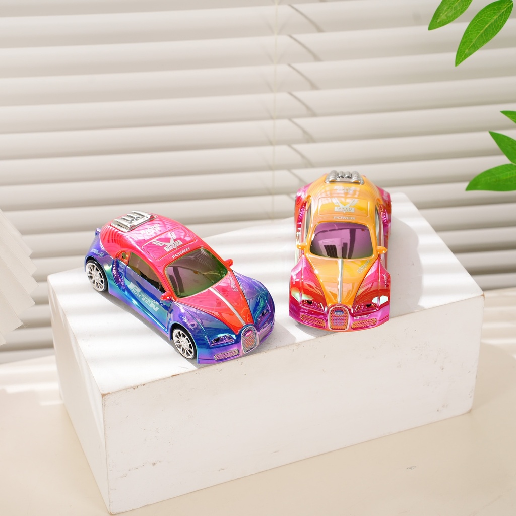 7363-28 Novelty Desktop Electric Car (Colorful UV Plating)