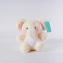 HY-MR8006 Yellow Sitting Elephant Plush Toy - 23CM