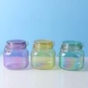 Electroplated fashion simple storage jar