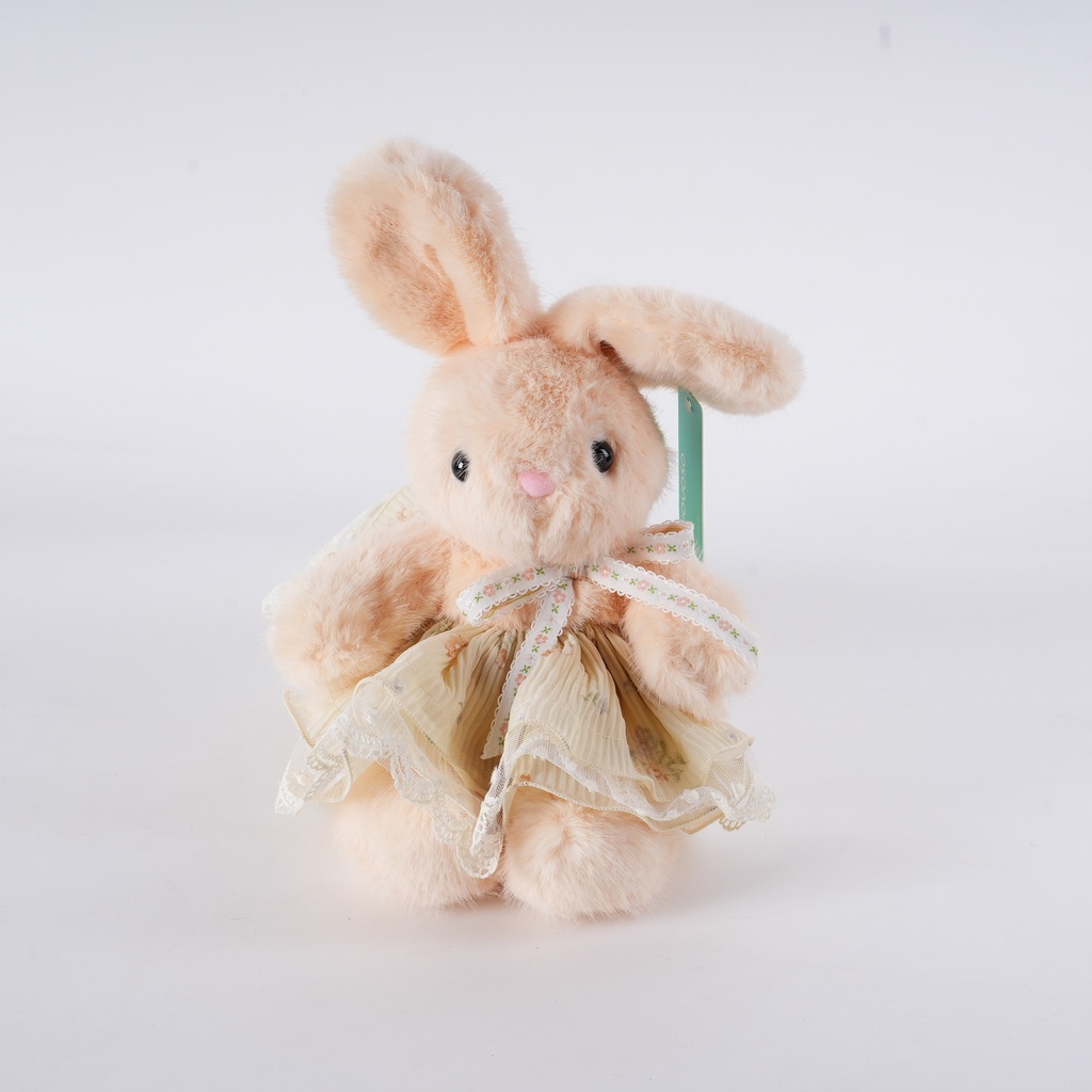 HY-MR8006 Yellow Dress Rabbit Plush Toy – 30cm