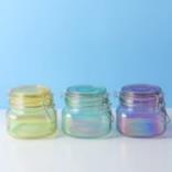Electroplated fashion simple storage jar