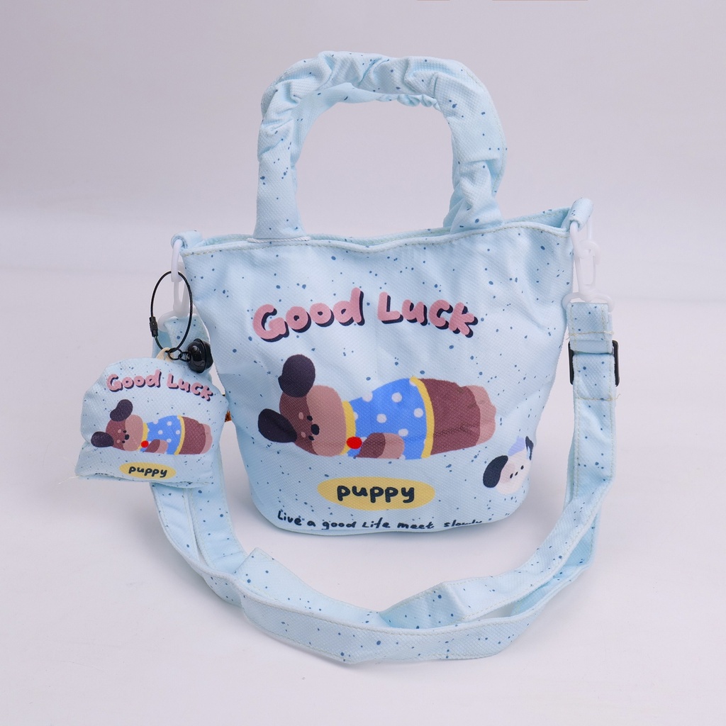 Lying Puppy Women's Shoulder Bag