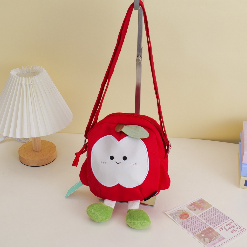 Apple Series - 3D Red Apple Shoulder Bag - Small