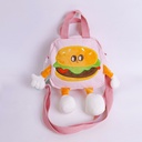 Candy Toy Series - Hamburger Shoulder Bag - Pink