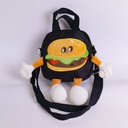 Candy Toy Series - Hamburger Shoulder Bag - Black