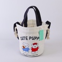 Bear Drawstring Bucket Bag