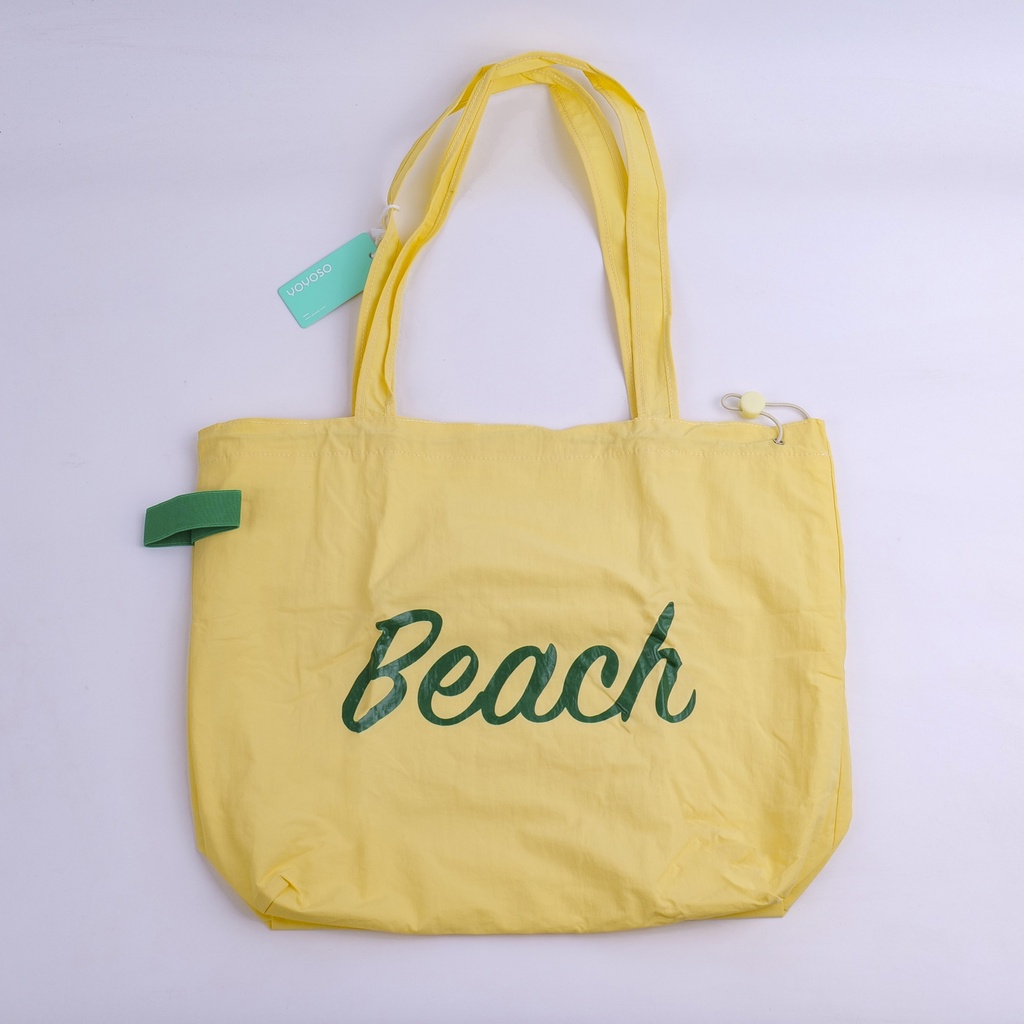 Quick-Dry Series Drawstring Canvas Bag - Yellow