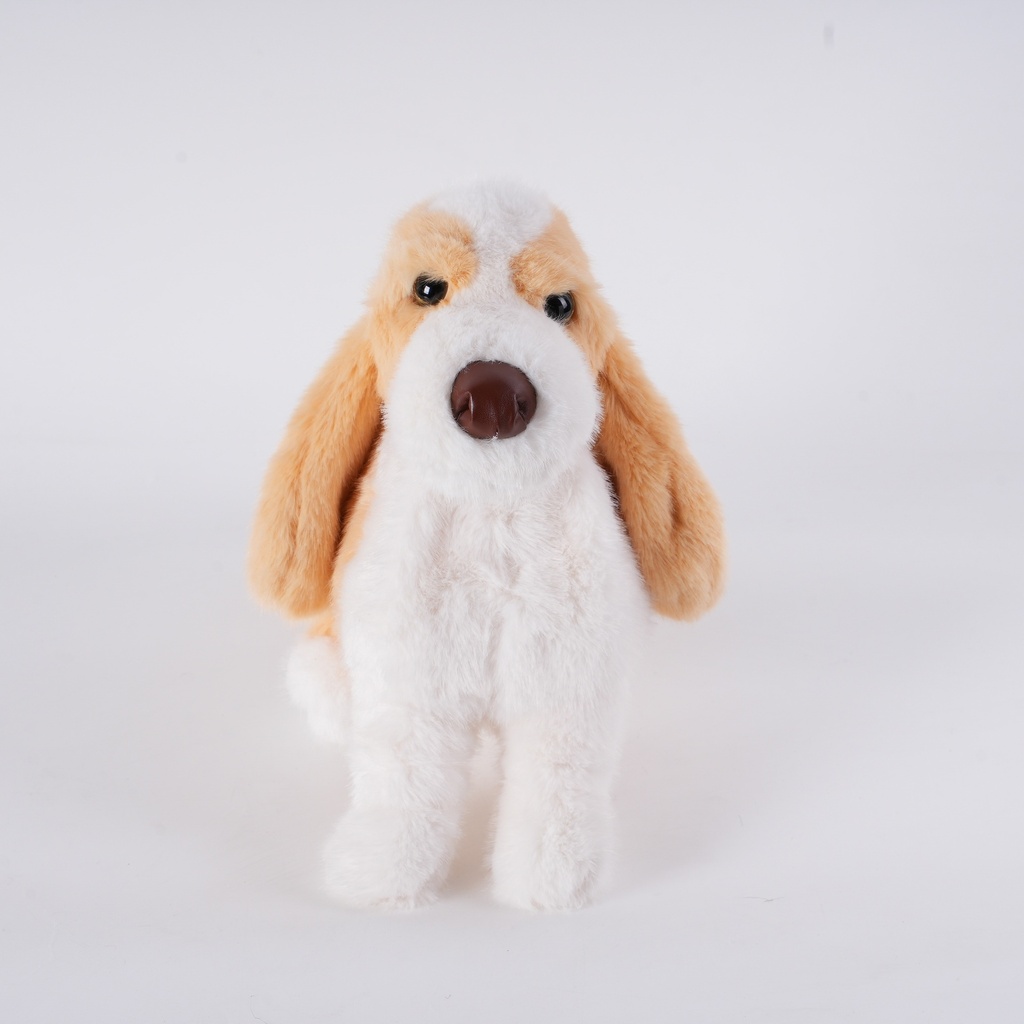 HY-MR8006 Yellow Long-Eared Puppy Plush Toy – 23cm