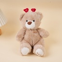 HY-MR8006 Heart Bear Plush Doll-23cm