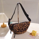Leopard Series - Crossbody Leopard Print Bag - Brown