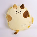 Cat Round Shoulder Bag - Yellow