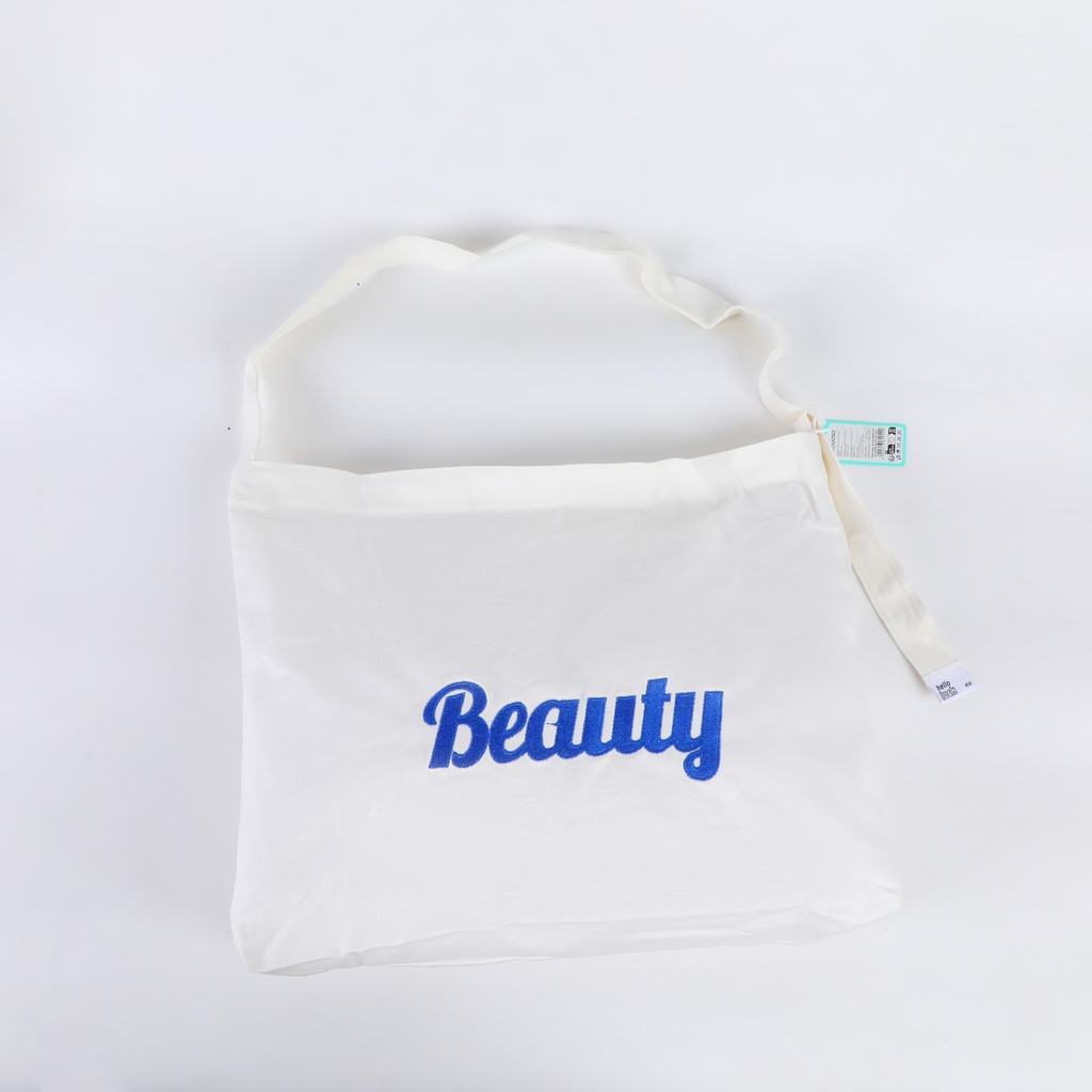 English Letter Shopping Bag - Off-White