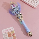 9980A Transparent Wings Electric Dual-Spin Magic Wand