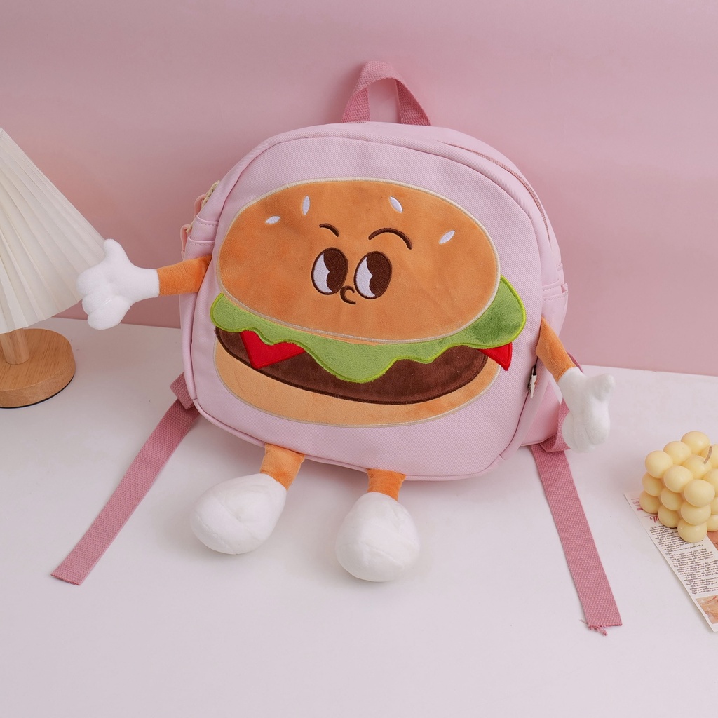Candy Toy Series - Candy Toy Series - Large Hamburger Shoulder Bag - Pink