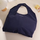 Large Capacity Underarm Shopping Bag - Blue