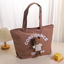 3D Bear Tote Bag - Brown