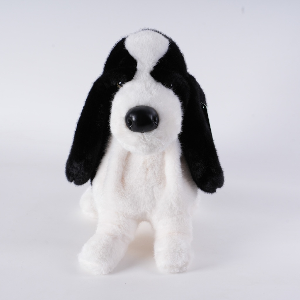 HY-MR8006 Black Long-Eared Puppy Plush Toy – 30cm