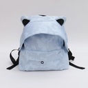 Cat Ear Graffiti Backpack - Blue