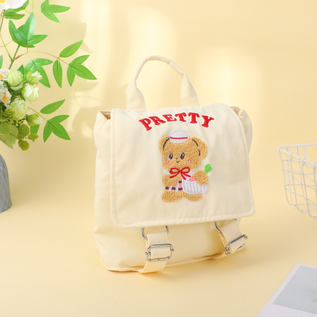 Bear Handheld Shoulder Bag – Yellow