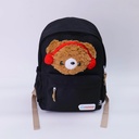 Cartoon Head Kids' Backpack - Black