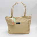 Handheld and Shoulder Dual-Carry Bag - Beige