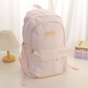 Simple Portable Backpack - Pink