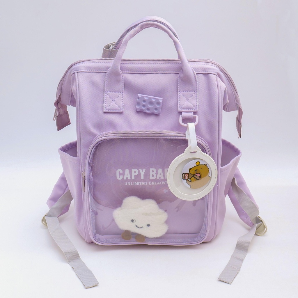Kids' Backpack with Bonus Mini Pouch - Purple