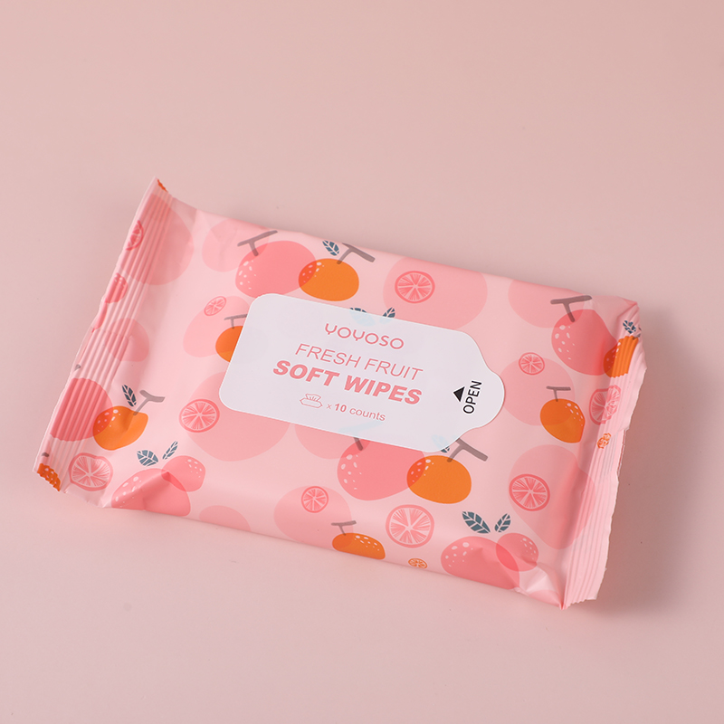 Fresh fruit soft wipes (10 counts *10 pa