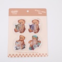 TEDDY ISLAND A series sticky hook 4pcs