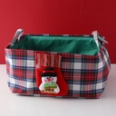 Christmas plaid series square box-bowkno