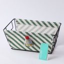 Christmas striped iron frame