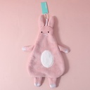 Pink kangaroo hand towel