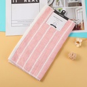 Simple checkered towel-pink