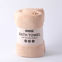 Morandi color coral velvet series bath t