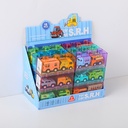 Fun small engineering pull-back car 2pcs