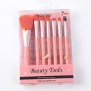 Morandi pink mini makeup brush-7pcs