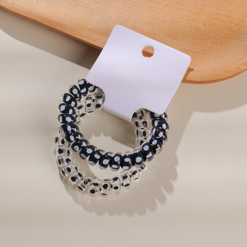 Polka Dot Hair Ties – 2pcs