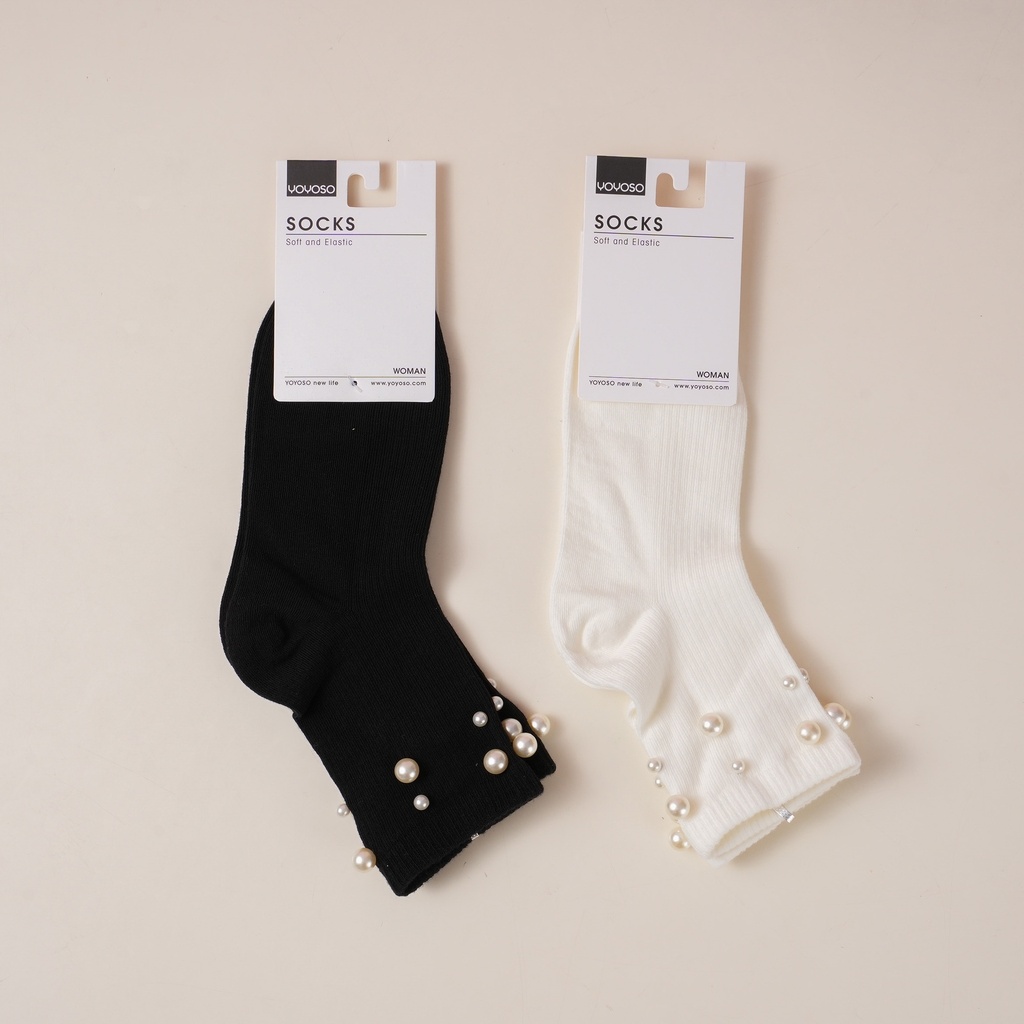 Pearl Knot Women's Mid-Calf Socks
