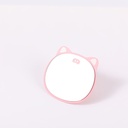 Little Piggy Small Dual-Use Metal Table Mirror