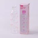 Scale Bowknot Glass Cup 500ml