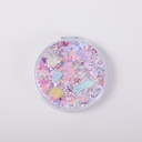 Ocean Series Round Rhinestone Mirror