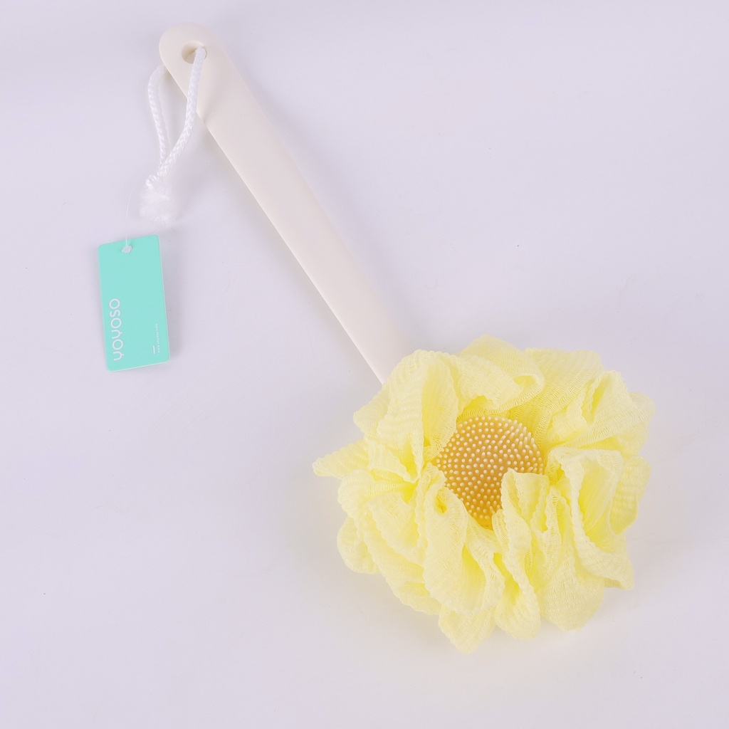 Sunflower Plastic Handle Bath Sponge