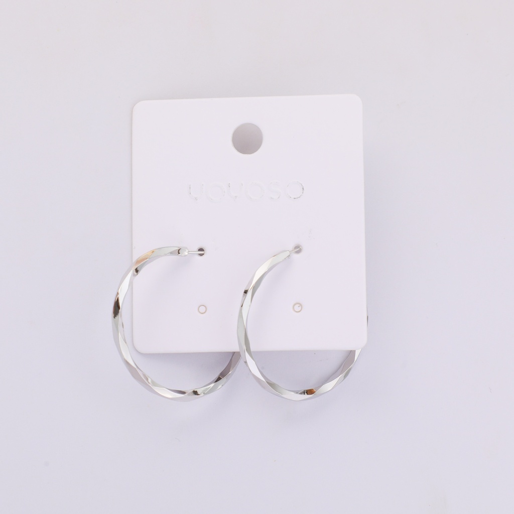 Hoop Earrings-4cm-4