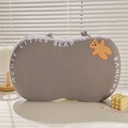 Simple Bear Pillow – Gray
