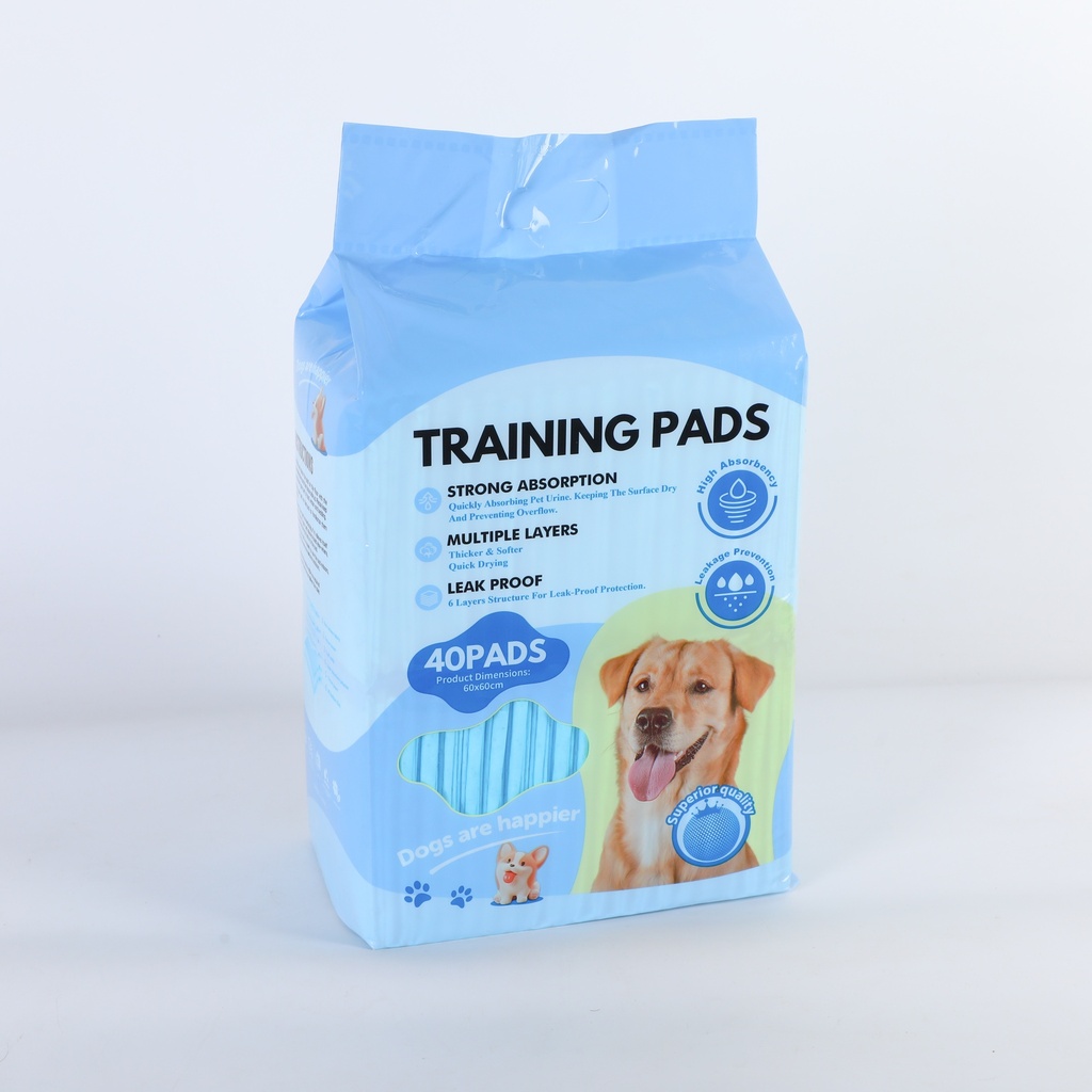 Pet Training Pads Blue 40pcs