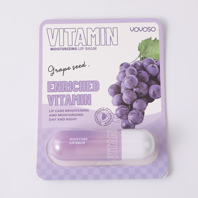 Vitamin moisturizing lip balm-02 grape s