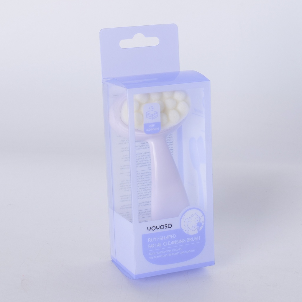 Ruyi-Shaped Facial Cleansing Brush